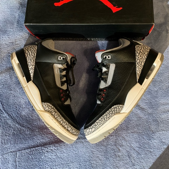 Jordan Retro 3 Black Cement - Picture 1 of 8